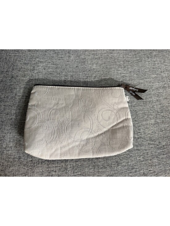 Thirty-One Handbags - Thirty One Mini Zipper Pouch Hampton in Taupe